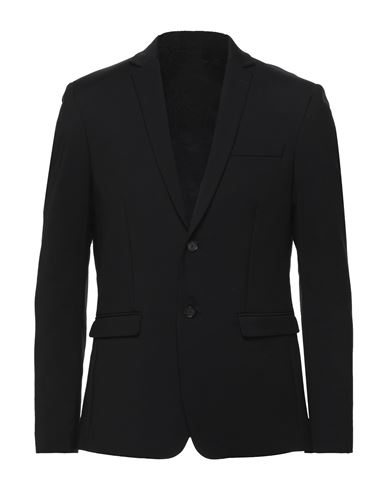 Shop Patrizia Pepe Man Blazer Black Size 40 Cotton, Polyamide, Elastane