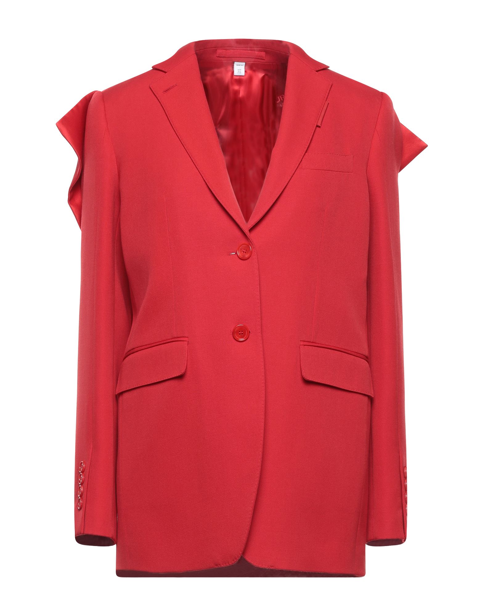 Burberry Suit Jackets In Red