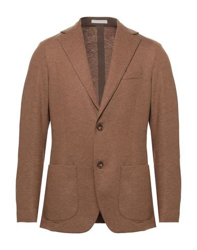 Altea Man Suit Jacket Camel Size 40 Virgin Wool In Beige