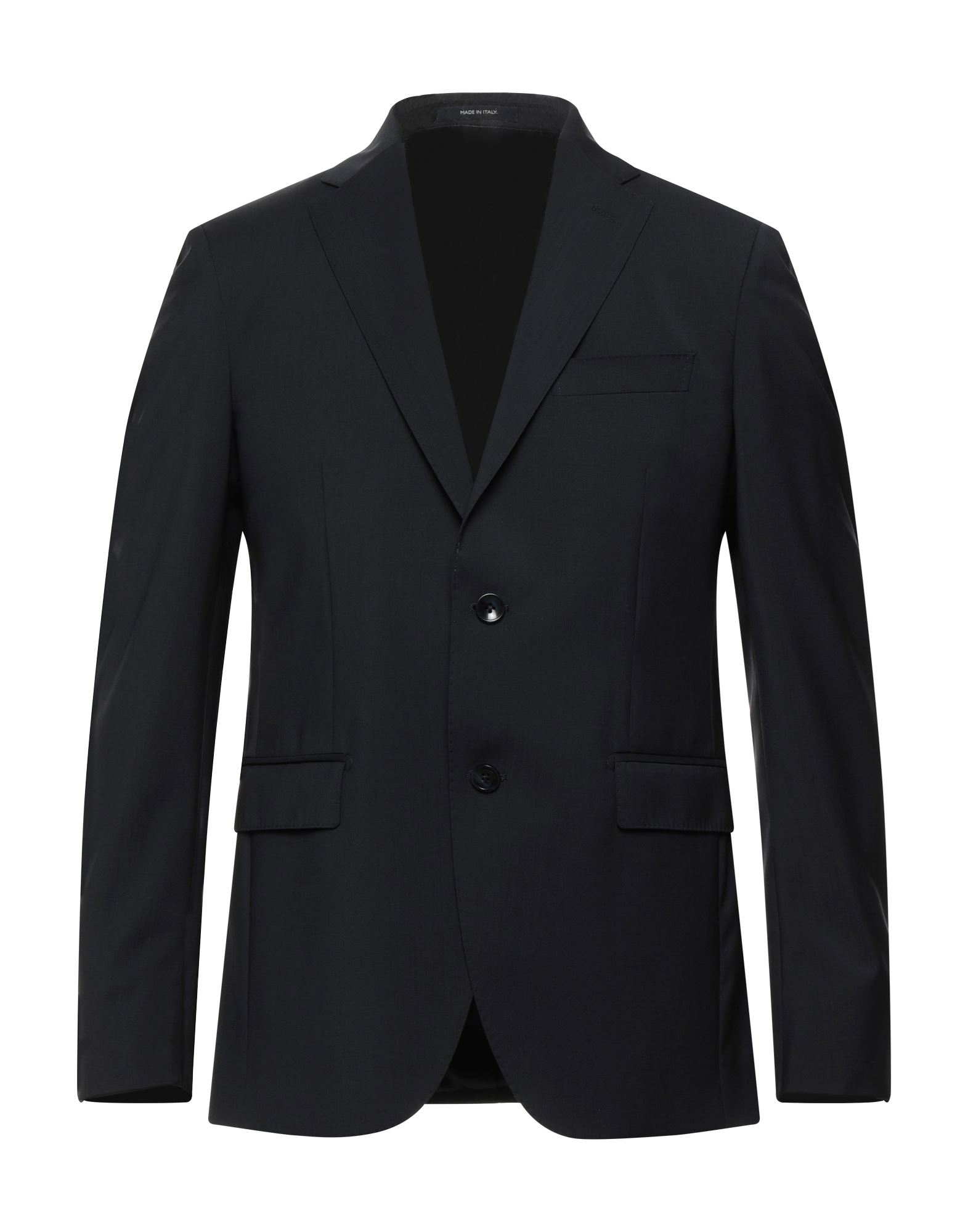 Angelo Nardelli Man Suit Jacket Midnight Blue Size 48 Virgin Wool