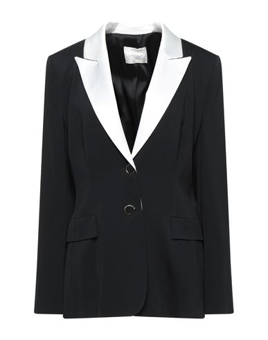 Shop Anna Molinari Woman Blazer Black Size 10 Viscose, Elastane, Polyester