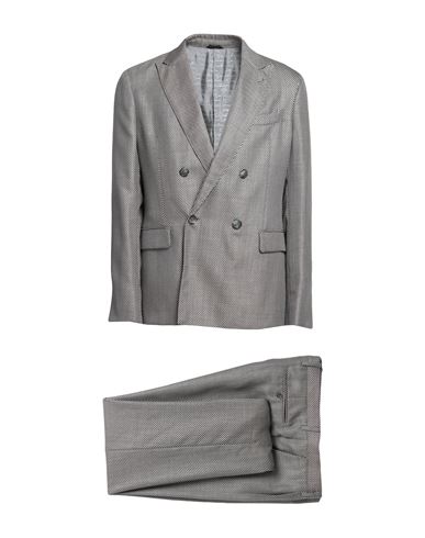 Giorgio Armani Man Suit Black Size 40 Virgin Wool, Silk, Linen
