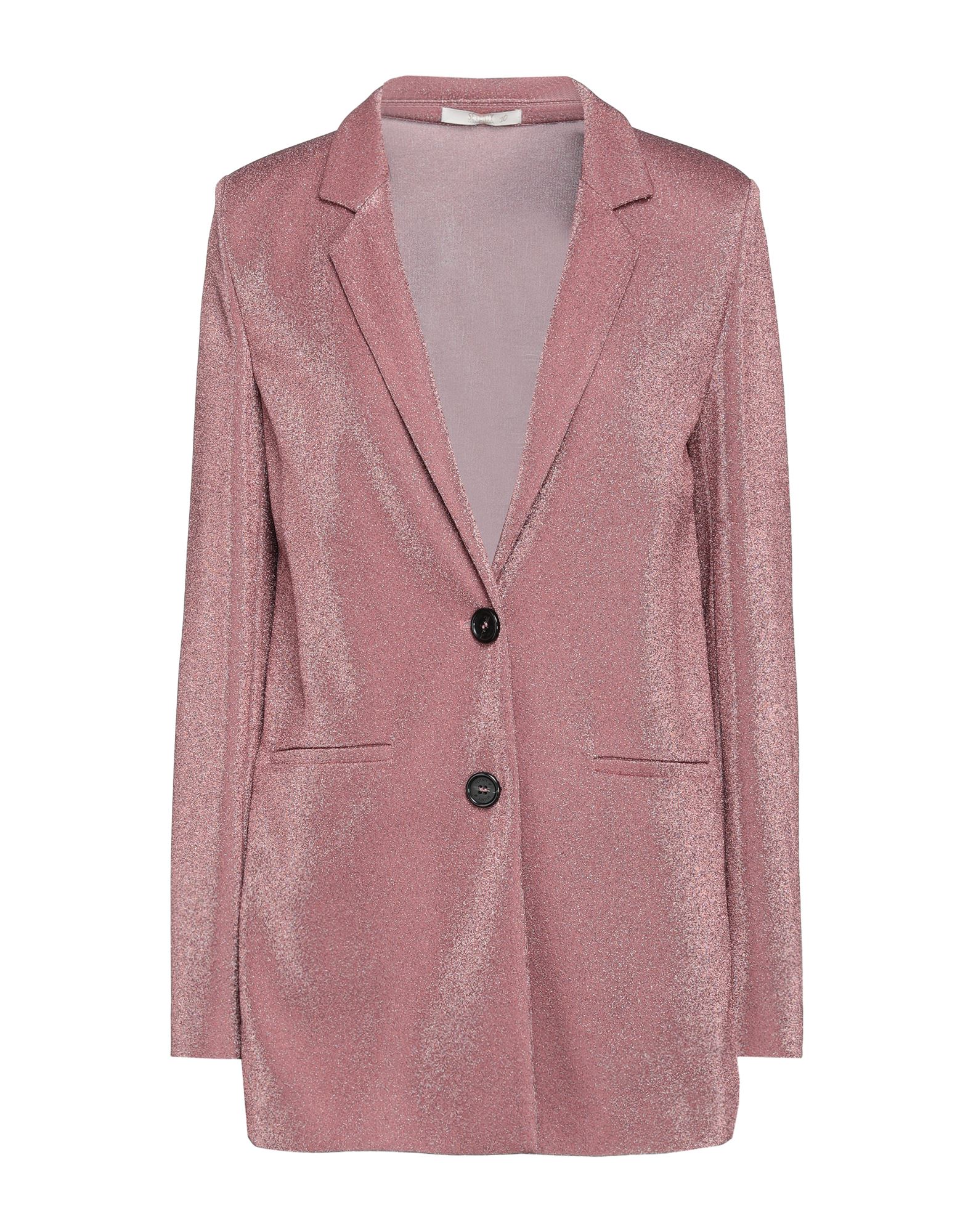 Seventy Sergio Tegon Suit Jackets In Pastel Pink