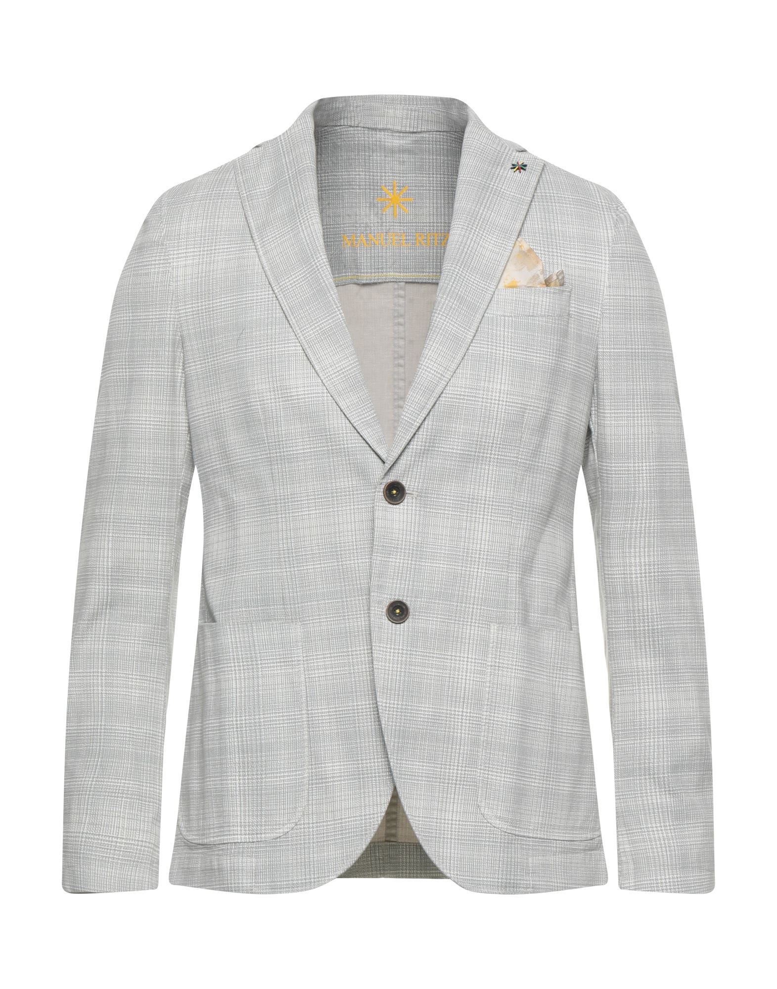 Manuel Ritz Suit Jackets In Grey