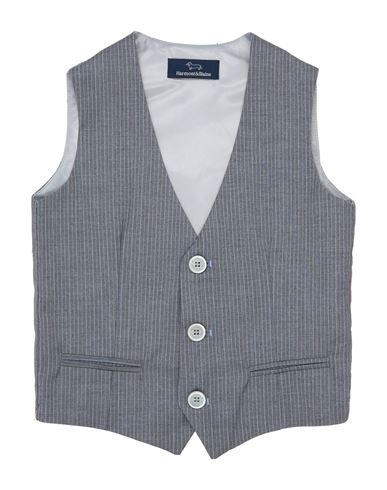 Harmont & Blaine Man Tailored Vest Grey Size 6 Polyester, Viscose, Elastane