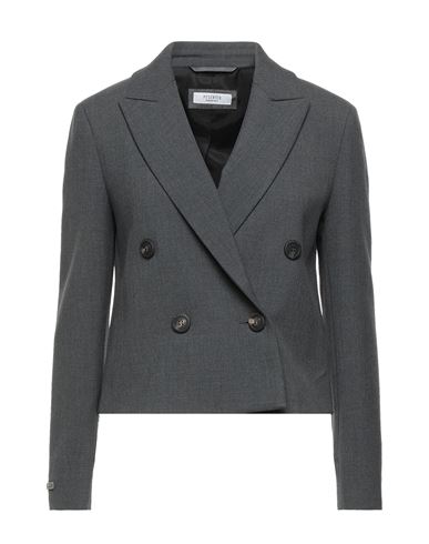 Peserico Woman Suit Jacket Grey Size 10 Polyester, Viscose, Cotton, Elastane