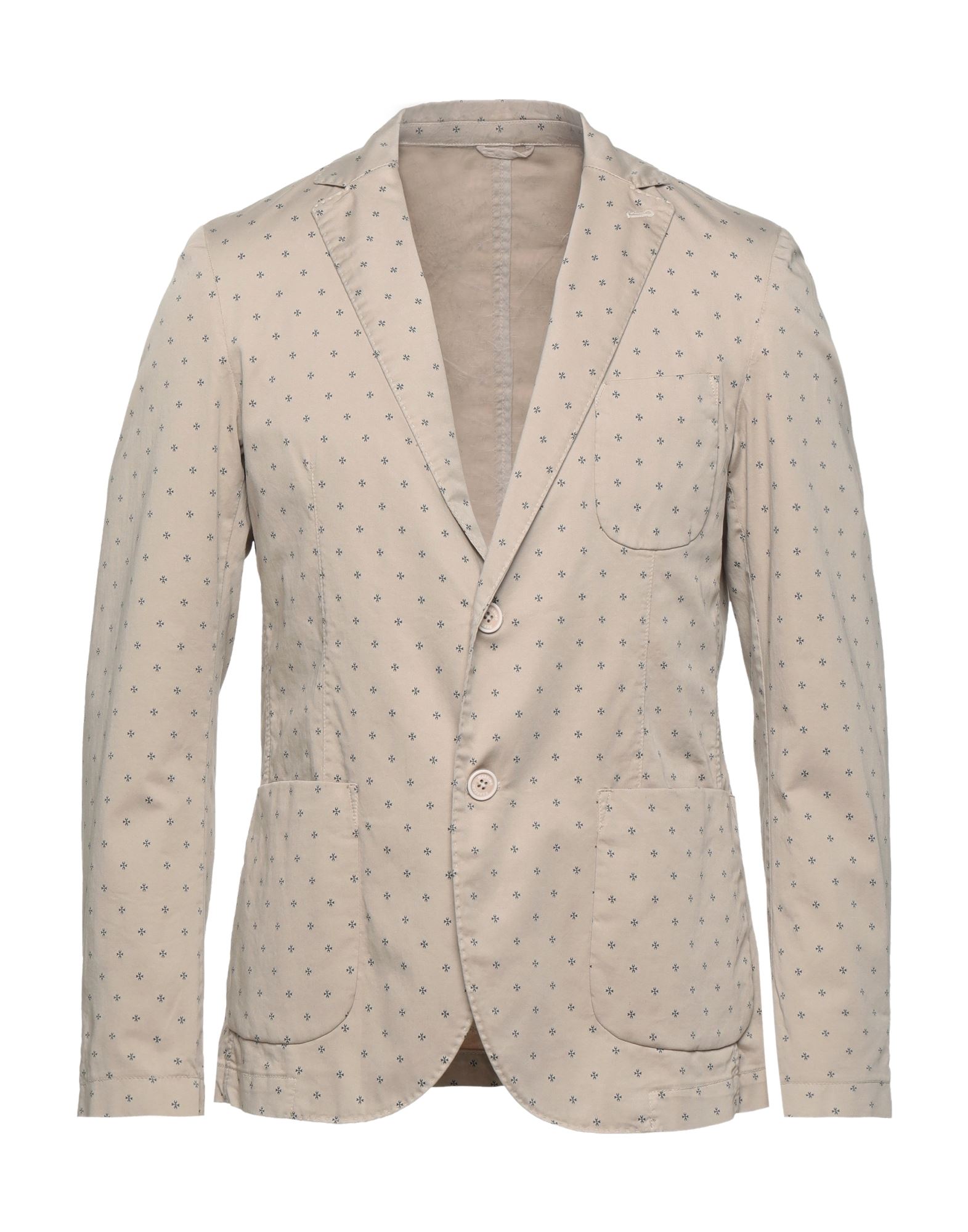 Shop Massimo Rebecchi Man Blazer Dove Grey Size 40 Cotton, Elastane