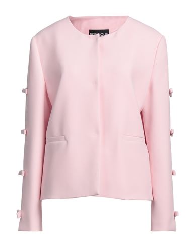 Boutique Moschino Woman Blazer Light Pink Size 6 Polyester, Elastane, Silk, Acetate