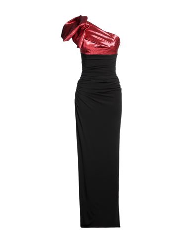 Paule Ka Woman Maxi Dress Red Size 4 Viscose, Elastane
