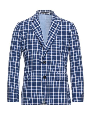 Reveres 1949 Man Suit Jacket Blue Size 36 Cotton