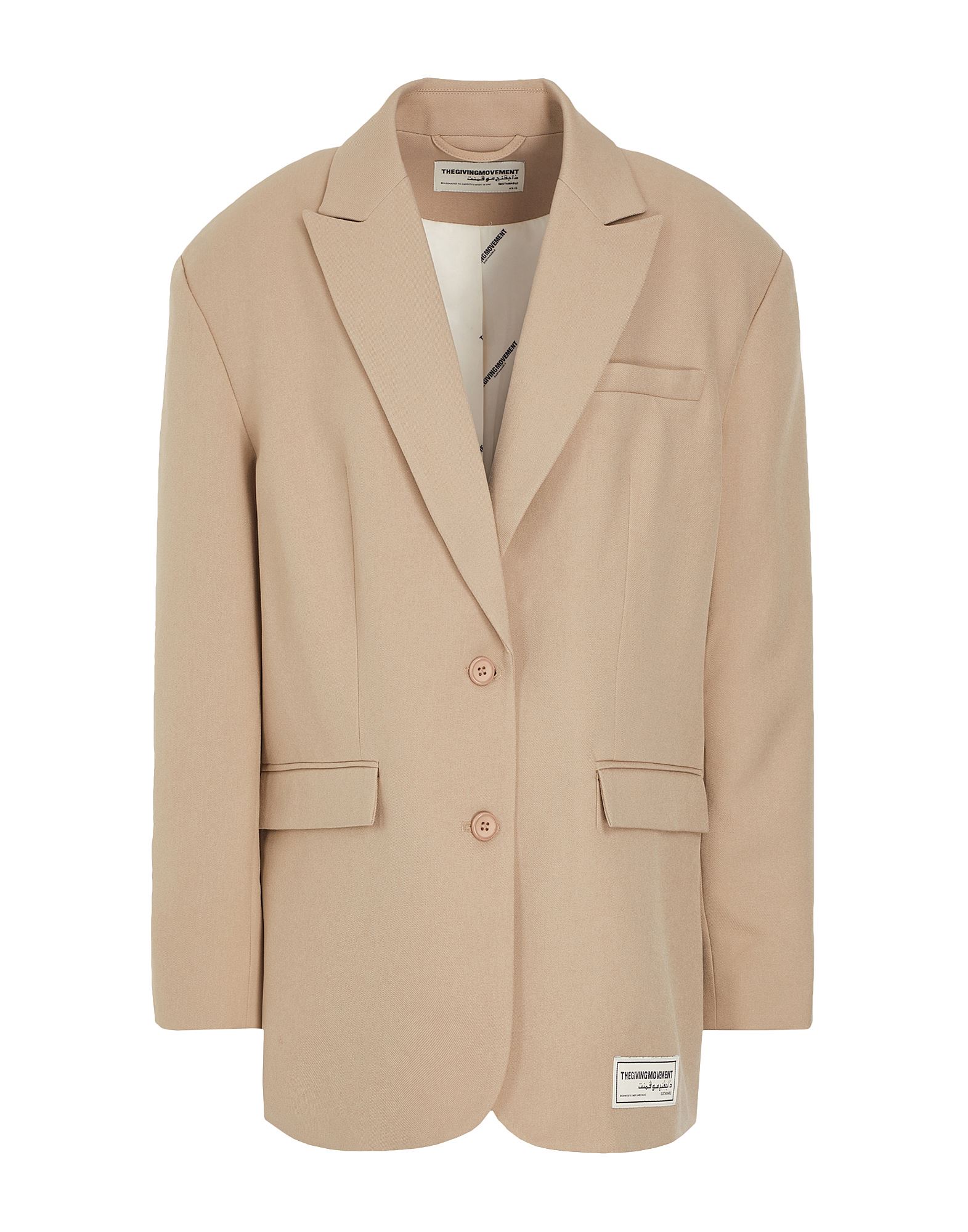 The Giving Movement X Yoox Suit Jackets In Beige