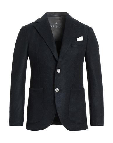 At.p.co At. P.co Man Suit Jacket Midnight Blue Size 44 Acrylic, Virgin Wool, Polyester
