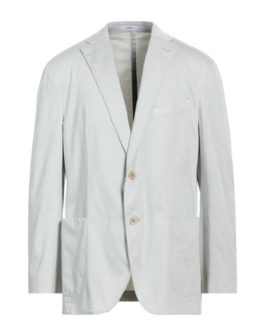 Boglioli Man Blazer Light Grey Size 40 Lyocell, Cotton, Elastane In Grey