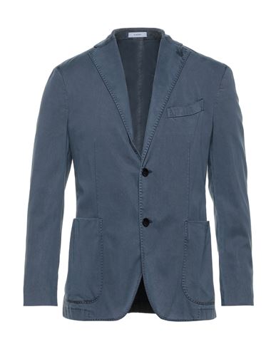 Boglioli Man Suit Jacket Slate Blue Size 42 Lyocell, Cotton, Elastane