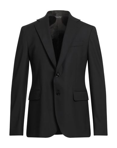 Brian Dales Man Blazer Black Size 40 Wool, Polyamide, Elastane