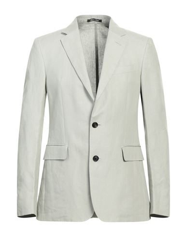 Dunhill Man Suit Jacket Light Green Size 38 Linen