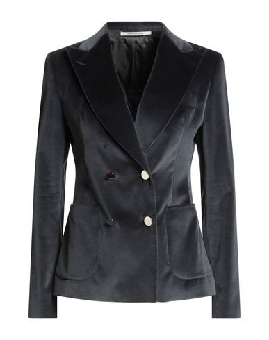 Tagliatore 02-05 Woman Blazer Slate Blue Size 4 Cotton, Elastane