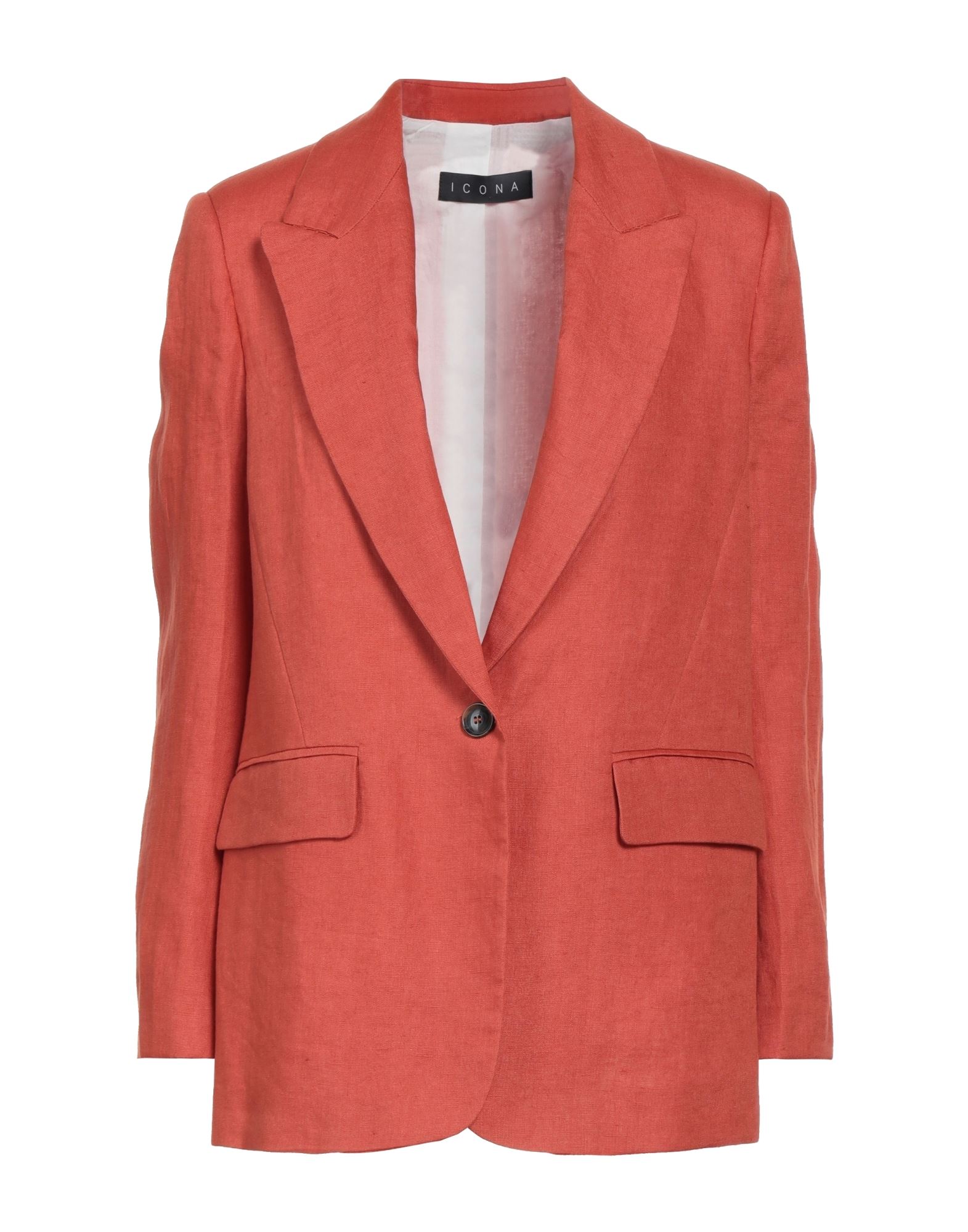 Icona By Kaos Suit Jackets In Orange