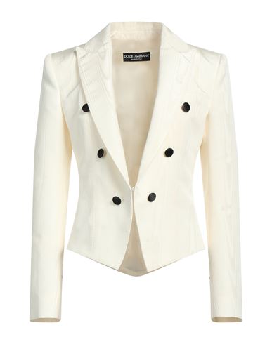 Dolce & Gabbana Woman Blazer White Size 2 Silk