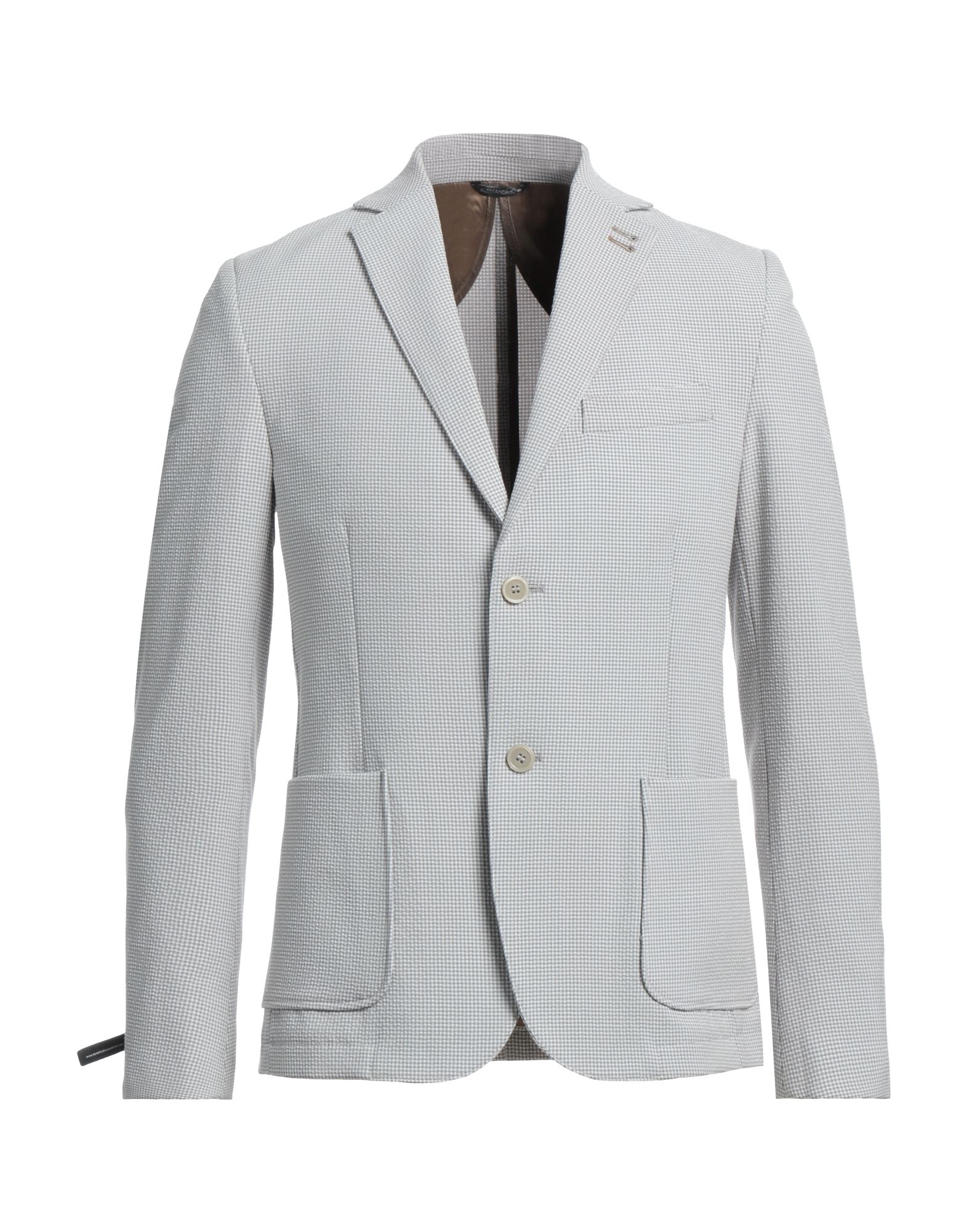 Grey Daniele Alessandrini Suit Jackets