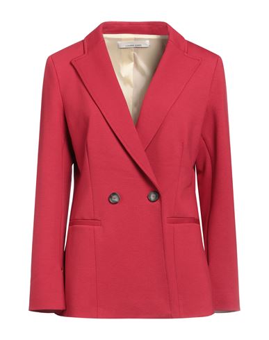 Liviana Conti Woman Blazer Red Size 8 Viscose, Polyamide, Elastane, Polyester