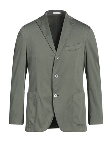 Boglioli Man Blazer Dark Green Size 46 Lyocell, Cotton, Elastane In Green