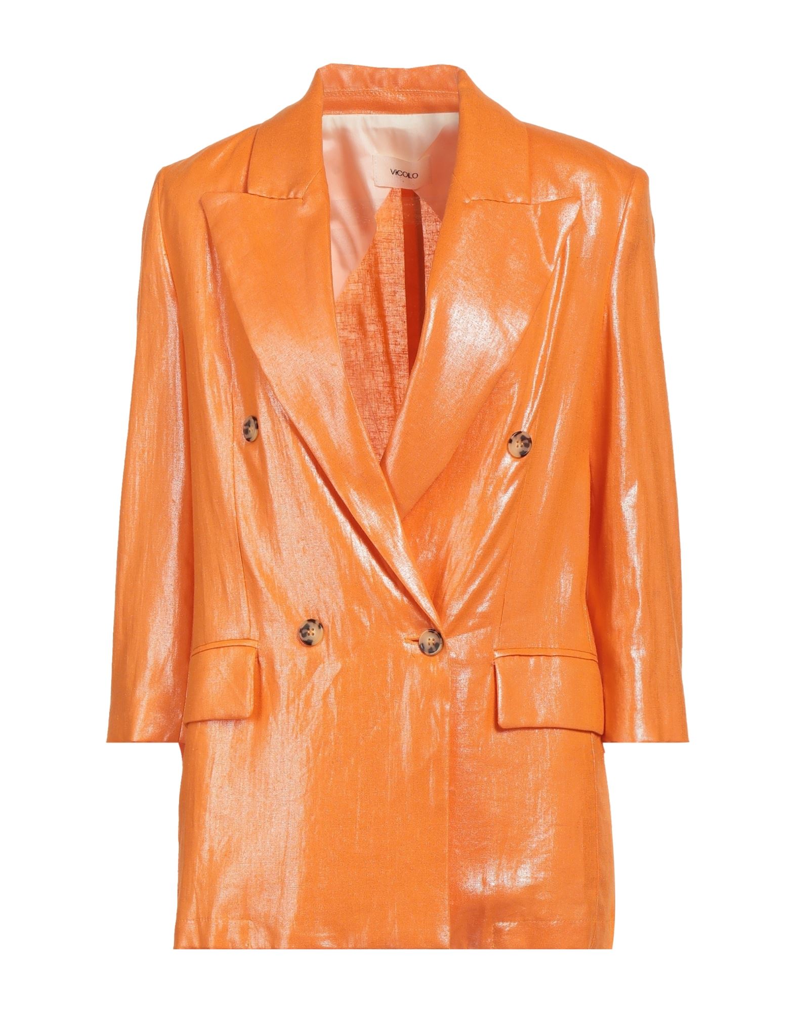 Vicolo Suit Jackets In Orange