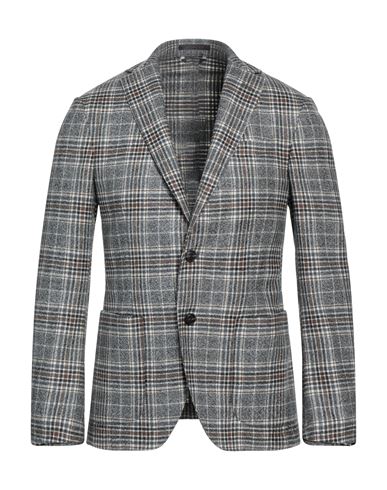 Jeordie's Man Blazer Lead Size 42 Virgin Wool In Grey