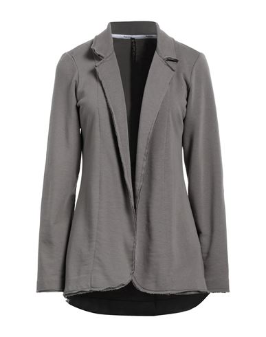 Manila Grace Woman Suit Jacket Dove Grey Size L Cotton, Polyester