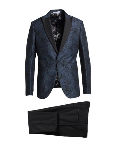 Futuro Man Suit Midnight Blue Size 40 Linen, Cotton