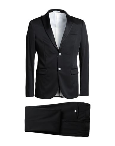 Futuro Man Suit Black Size 38 Viscose, Polyester, Acetate