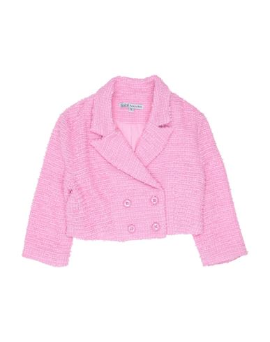 Patrizia Pepe Babies'  Toddler Girl Suit Jacket Pink Size 6 Polyester