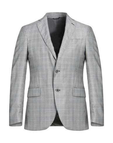 Shop Tombolini Man Blazer Grey Size 44 Virgin Wool, Silk