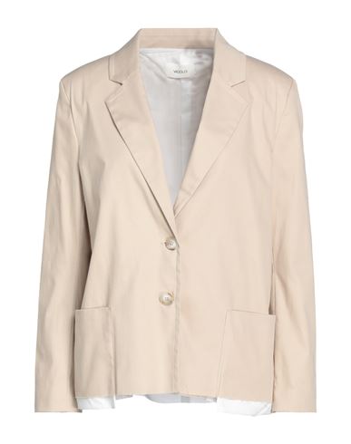 Woman Blazer Ivory Size S Cotton, Elastane