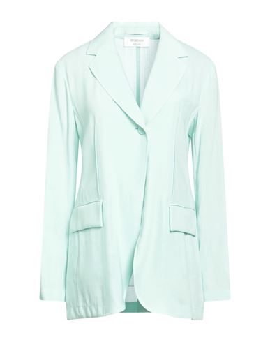 Sportmax Woman Blazer Light Green Size 10 Ramie, Viscose