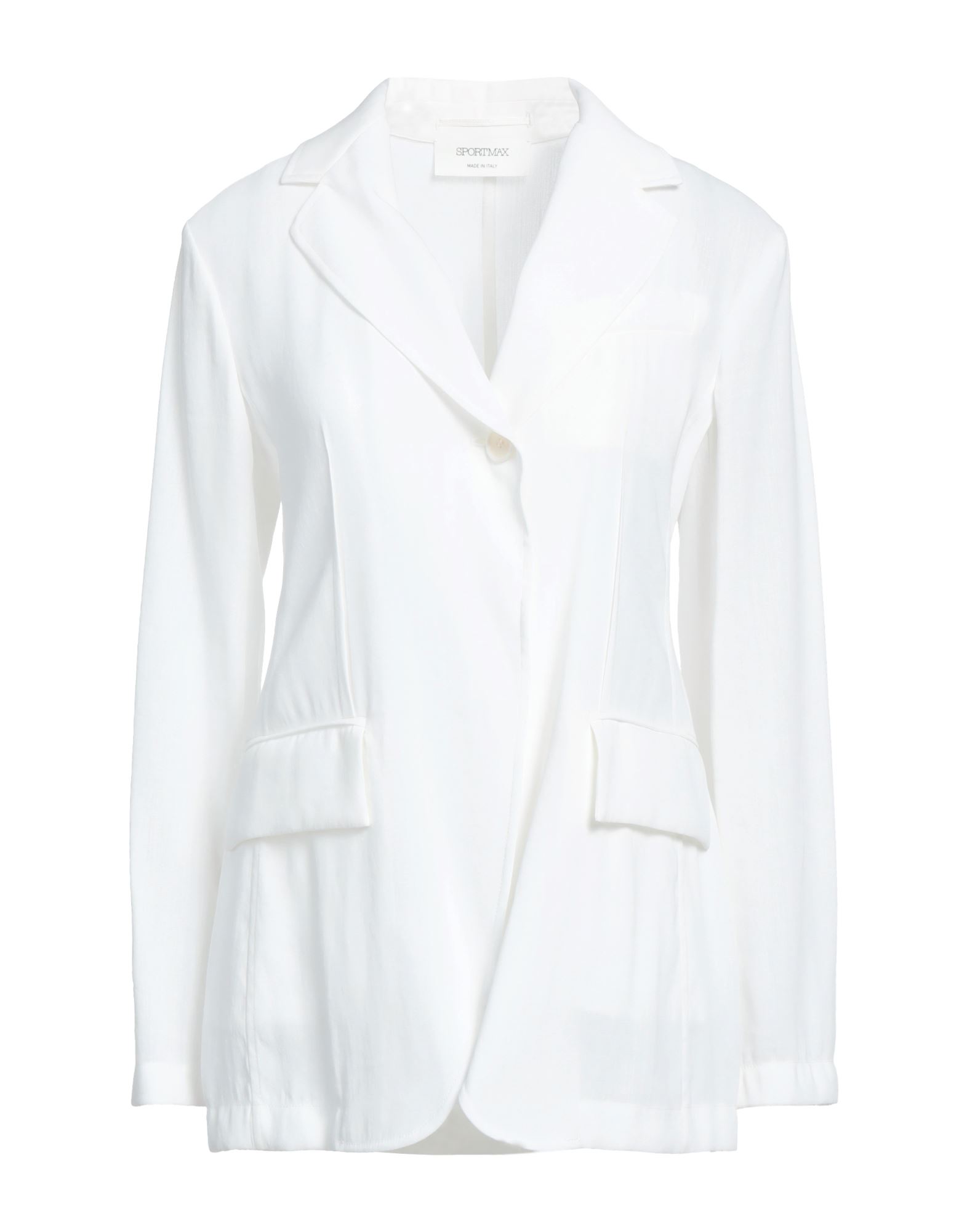 Sportmax Suit Jackets In White