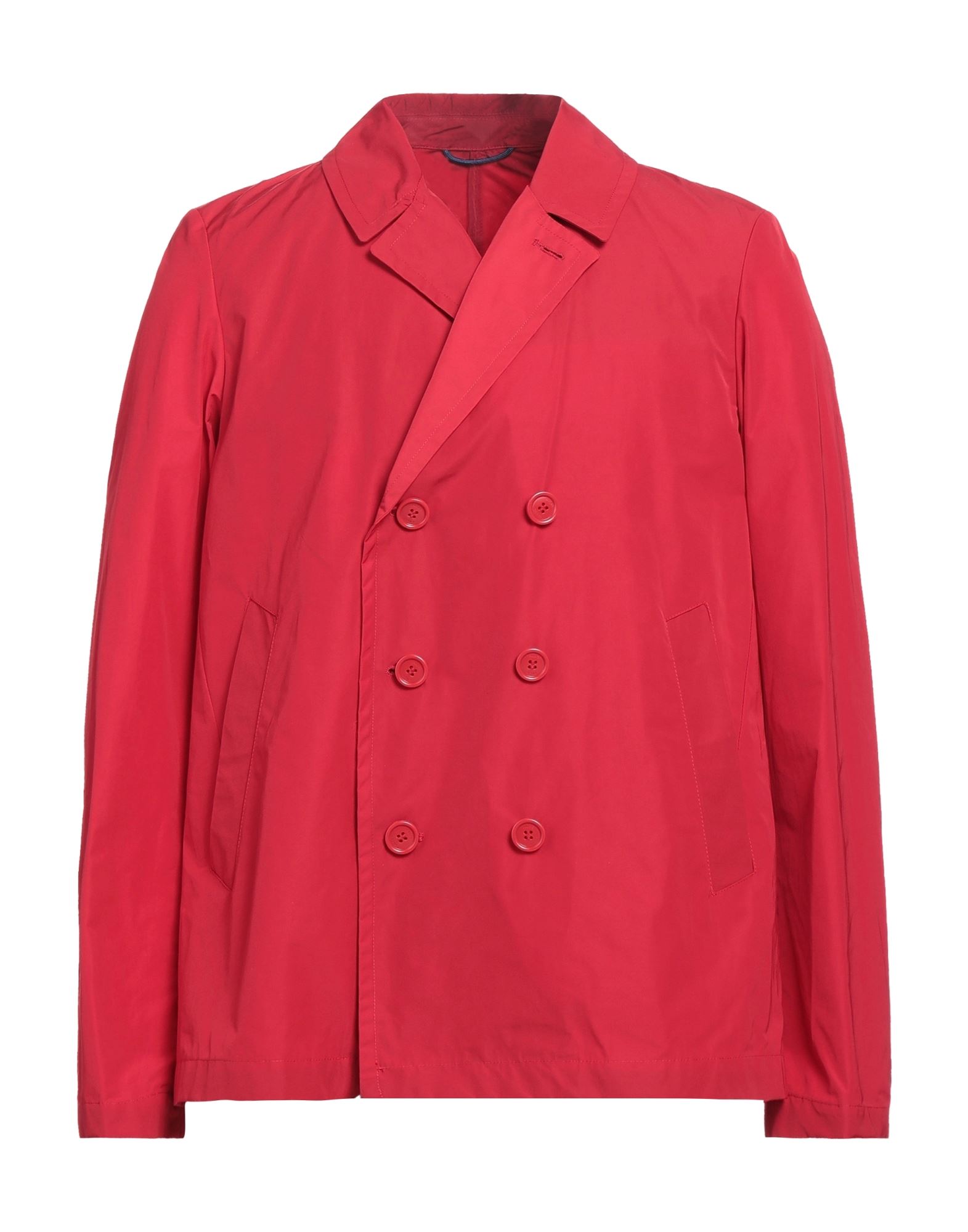 Paltò Man Suit Jacket Red Size 40 Polyester, Cotton