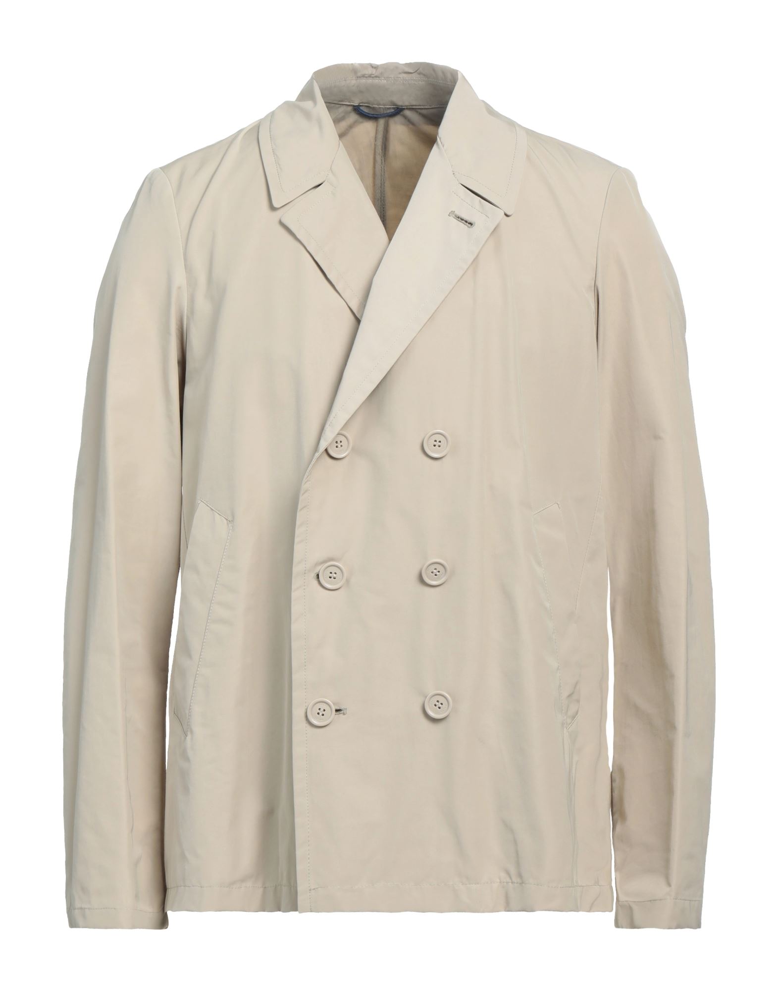 Paltò Man Suit Jacket Sand Size 42 Polyester, Cotton In Beige