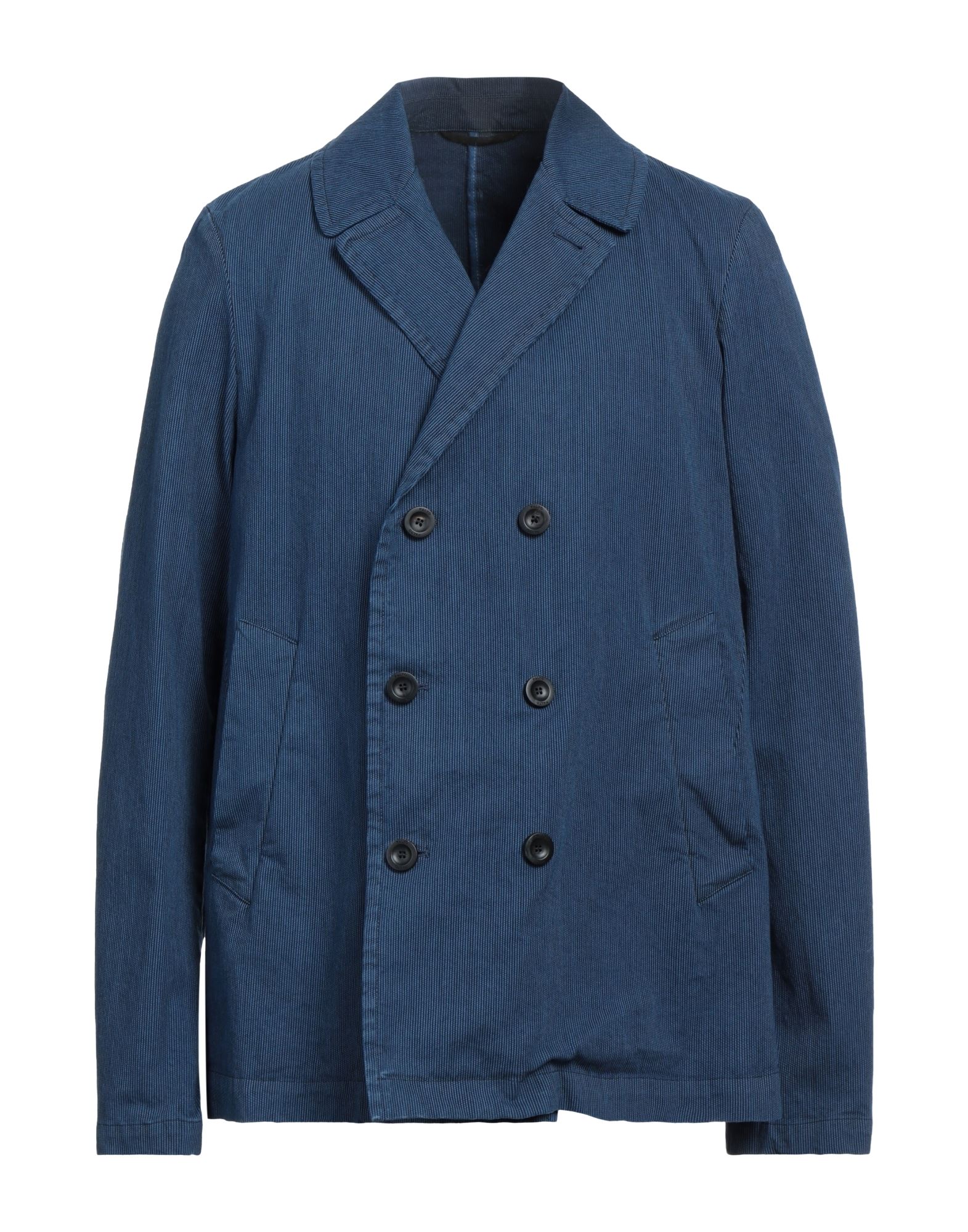 Paltò Man Suit Jacket Blue Size 36 Cotton