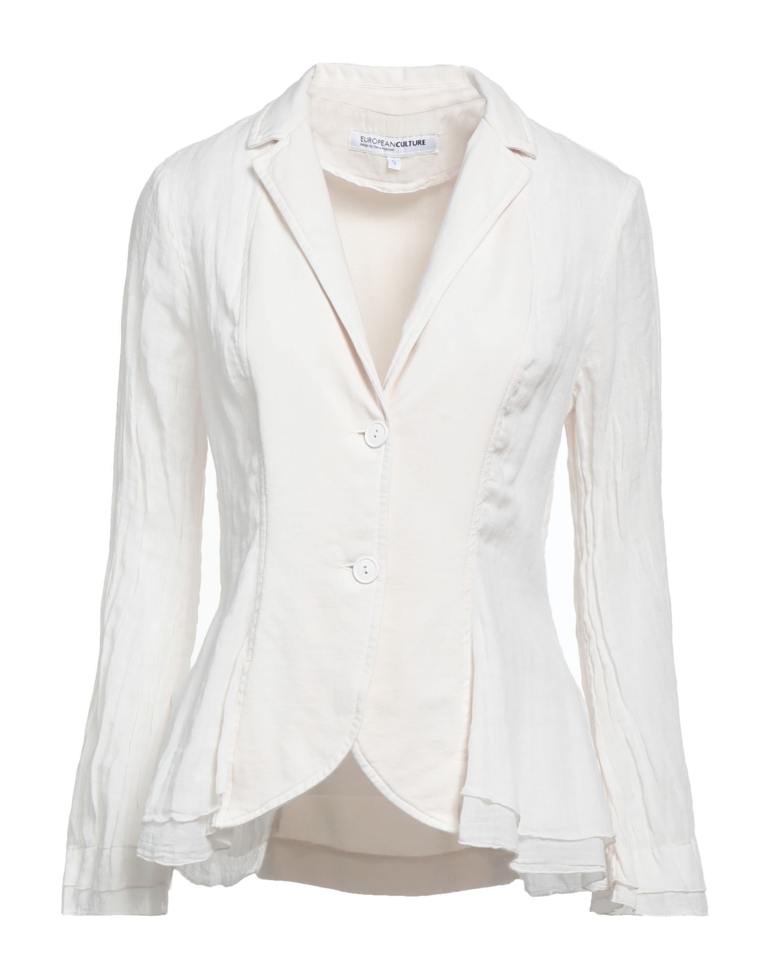 European Culture Suit Jackets In White