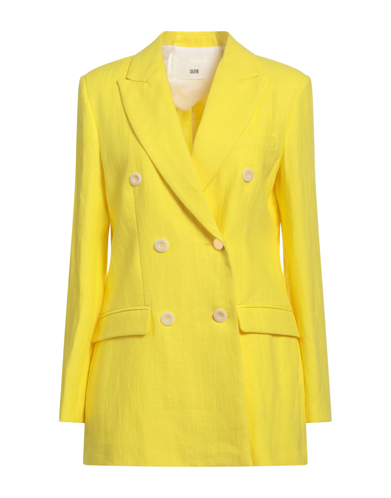 Solotre Suit Jackets In Yellow