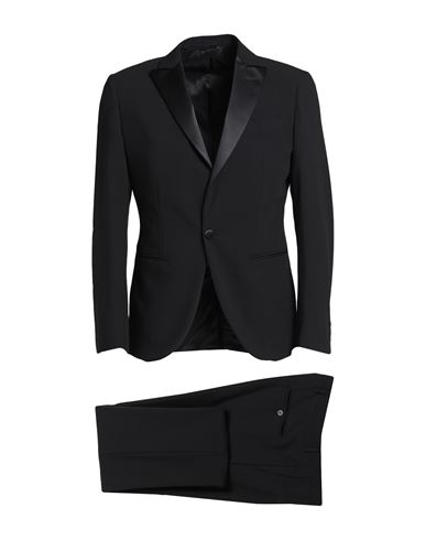 Tombolini Man Suit Black Size 42 Polyester, Viscose, Elastane