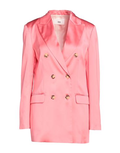 Solotre Woman Suit Jacket Pink Size 4 Viscose