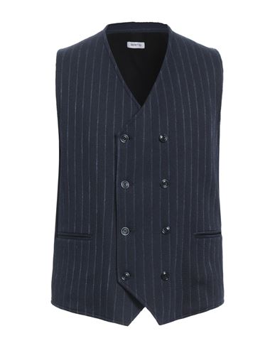 Shop Distretto 12 Man Tailored Vest Midnight Blue Size Xxl Cotton, Polyester, Viscose