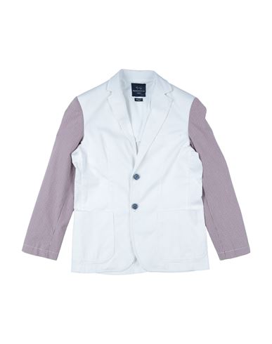Harmont & Blaine Man Suit Jacket White Size 12 Cotton, Elastane