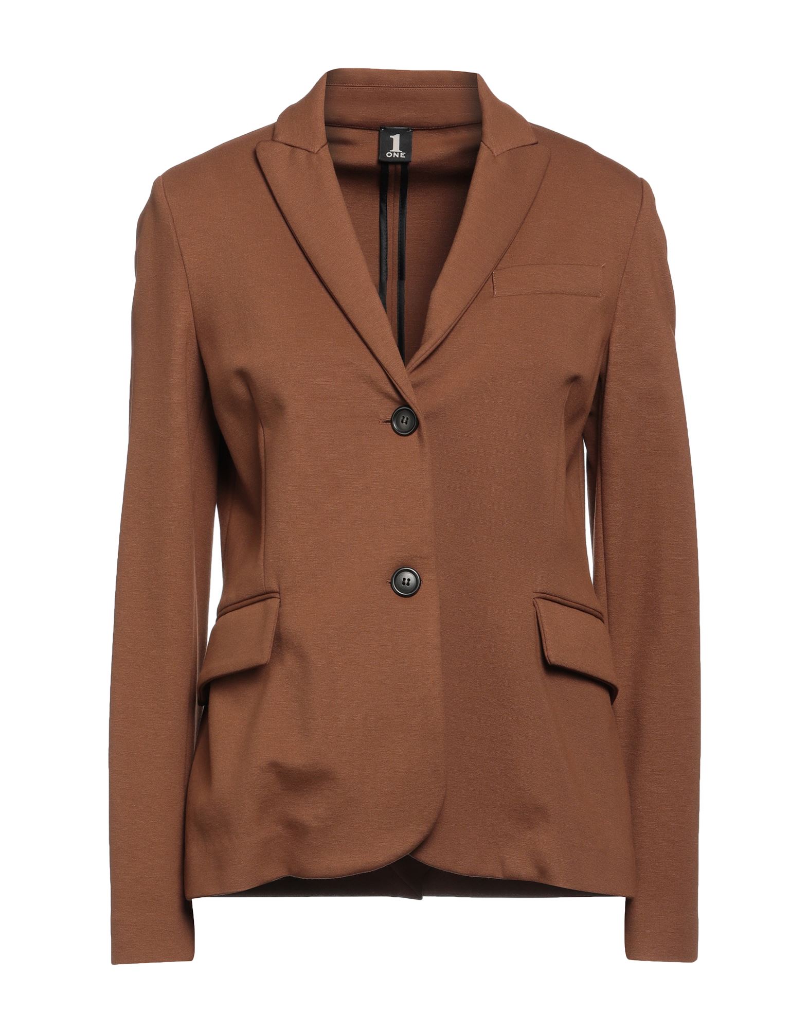 1-one Suit Jackets In Brown