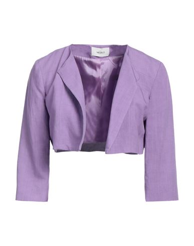Vicolo Woman Blazer Purple Size M Viscose, Linen