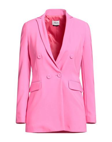 Berna Woman Suit Jacket Magenta Size 2 Polyester, Elastane