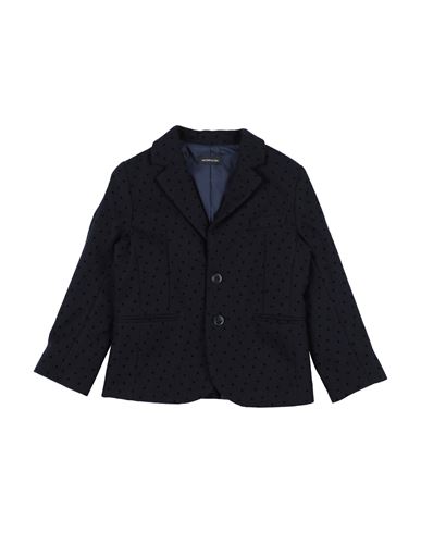 Monnalisa Toddler Boy Blazer Midnight Blue Size 6 Wool, Polyester In Blue