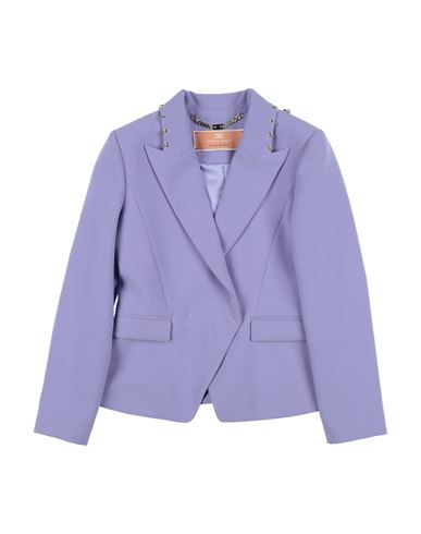 Elisabetta Franchi Babies'  Toddler Girl Suit Jacket Lilac Size 4 Polyester In Purple